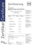 Download Zertifikat VdS FachfirmaSprachalarmanlagen