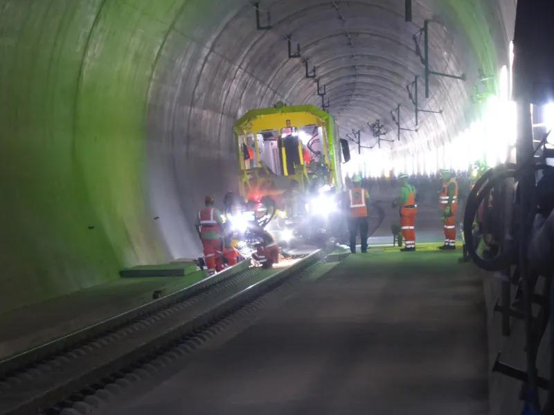 Tunnel beim Projekt S21