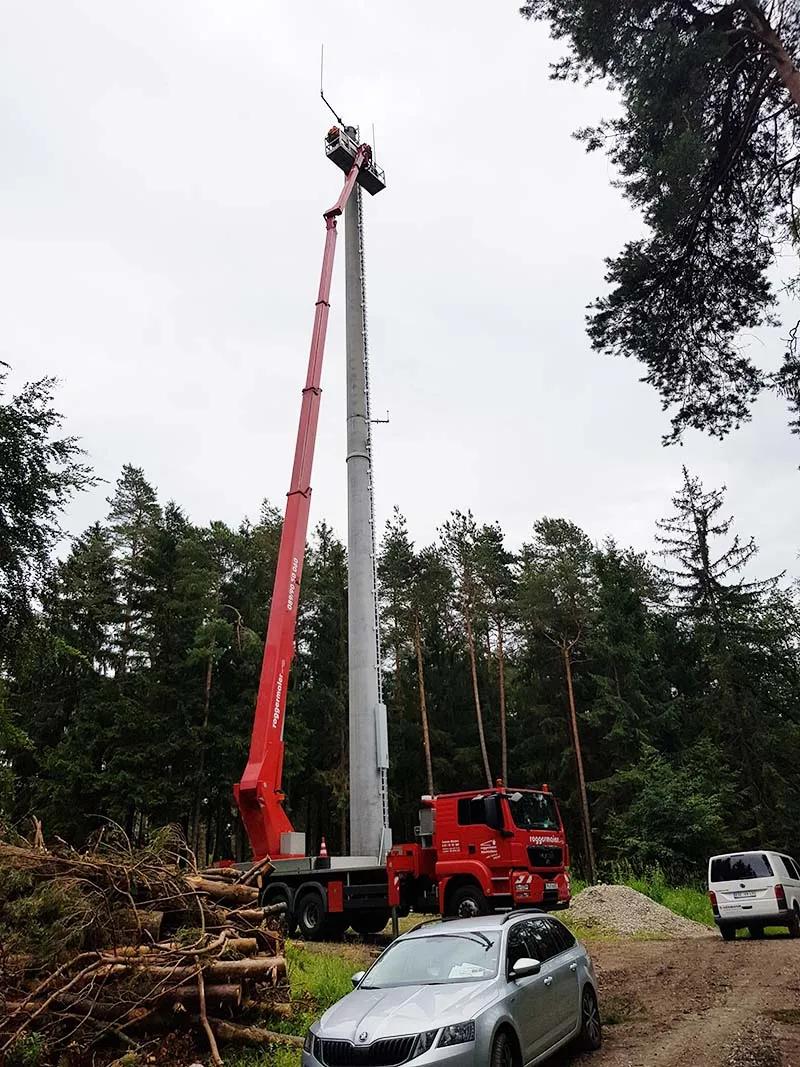 Wartung Masts