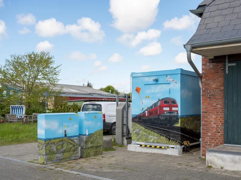 Container neu lackiert 